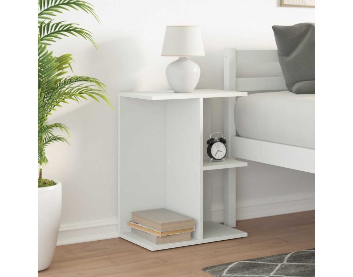 Sonata HL Нощна масичка бяла 46,5x29x61 cm Инженерна дървесина