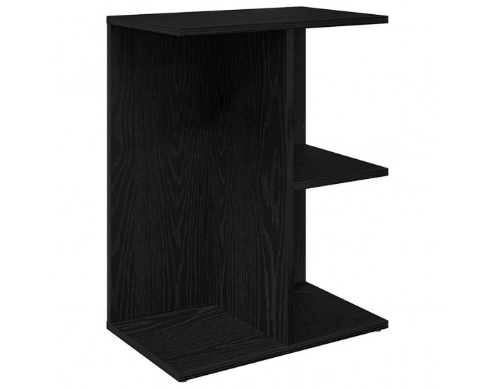 Sonata H Нощна масичка, черна дъб, 46,5x29x61 см, инженерно дърво