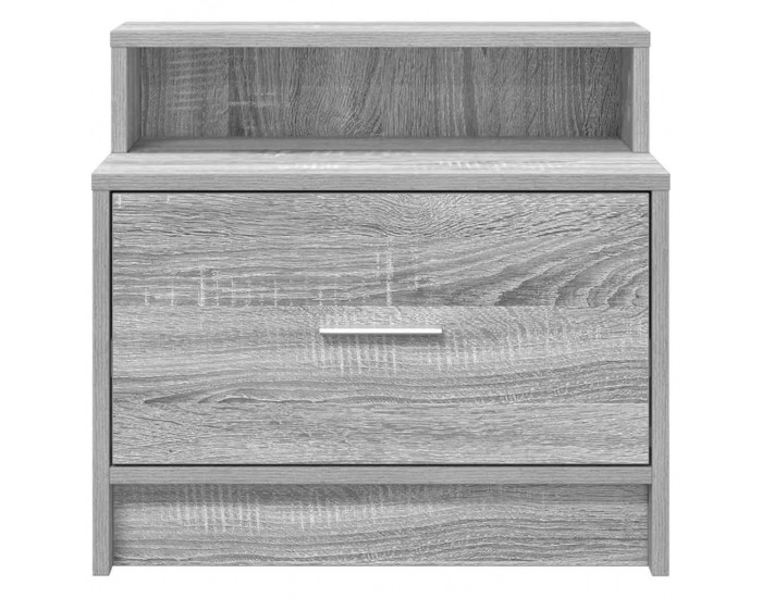 Sonata H Нощно шкафче с чекмедже, сив сонома, 51x31x47 см