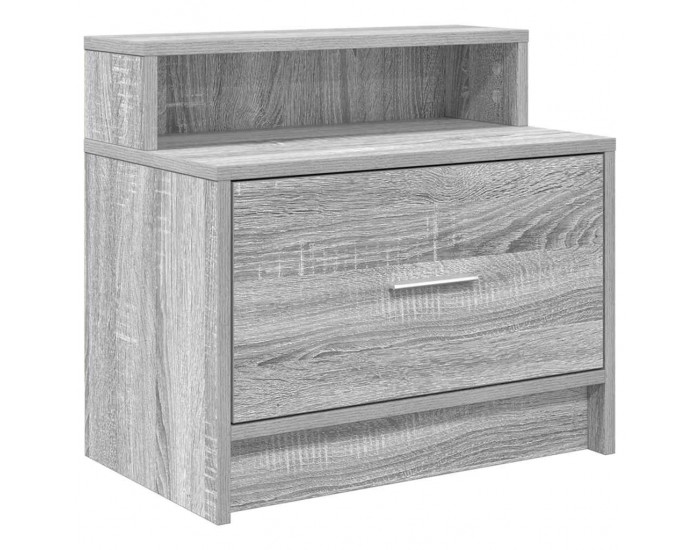 Sonata H Нощно шкафче с чекмедже, сив сонома, 51x31x47 см