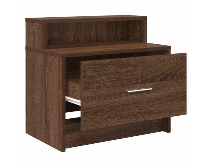 Sonata H Нощно шкафче с чекмедже, кафяв дъб, 51x31x47 см