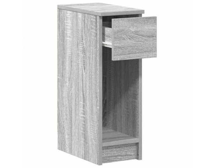 Sonata H Нощни шкафчета с чекмеджета, 2 бр, сив сонома, 20x36x60 см