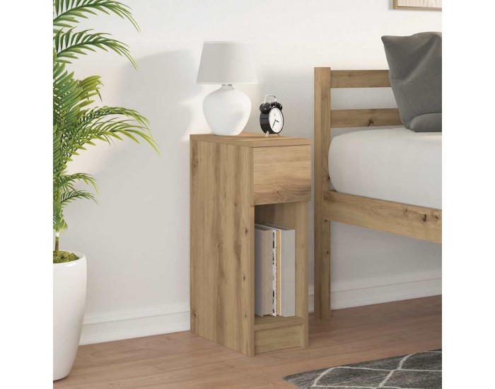 Sonata H Нощно шкафче с чекмедже, дъб артизан, 20x36x60 см