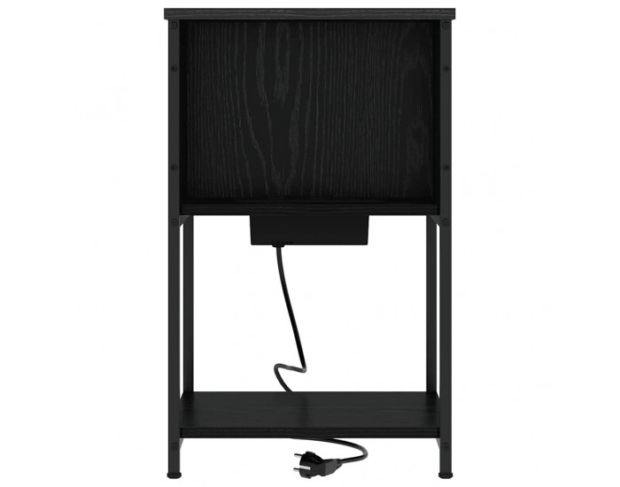 Sonata H Нощен шкаф 2 pcs Черен дъб 38 x 31 x 61 см Инженерно дърво