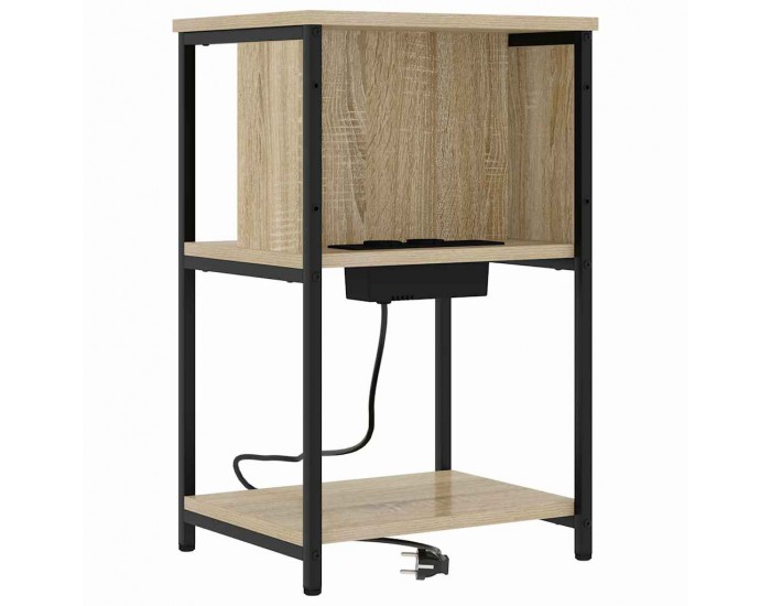 Sonata H Нощен шкаф 2 pcs дъб сонома 38 x 31 x 61 см Инженерно дърво Sonata H Нощен шкаф 2 pcs дъб сонома 38 x 31 x 61 см Инженерно дърво