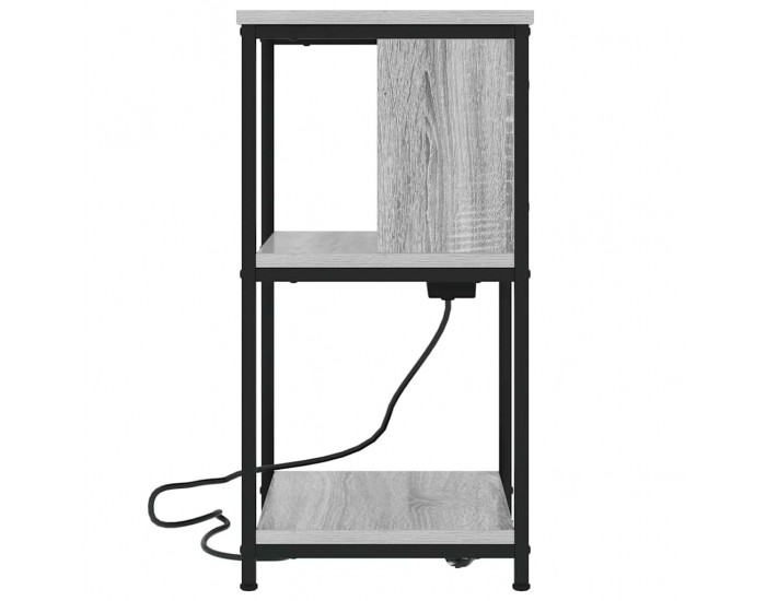 Sonata H Нощен шкаф Сив сонома 38 x 31 x 61 см Инженерно дърво