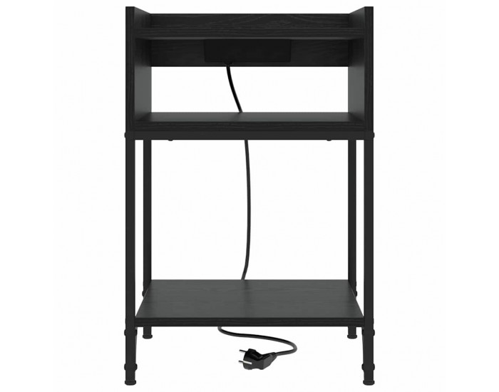 Sonata H Нощно шкафче 2 pcs Черен дъб 40 x 40 x 61 см Инженерно дърво