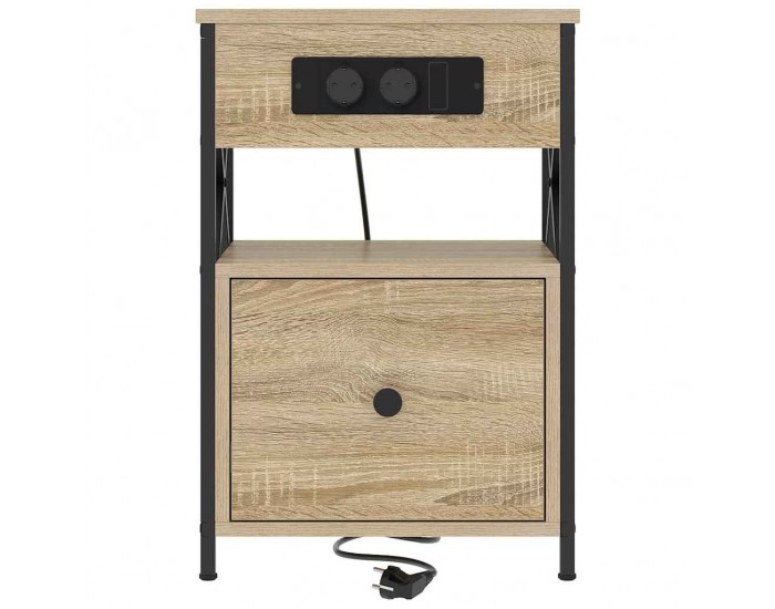 Sonata H Нощен шкаф дъб сонома 40 x 31 x 60 см Инженерно дърво