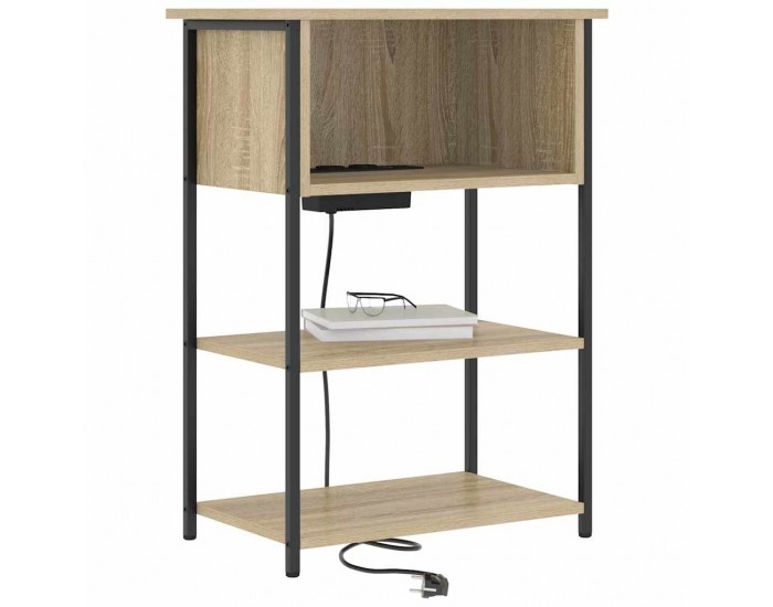 Sonata H Нощен шкаф дъб сонома 55 x 31 x 76 см Инженерно дърво