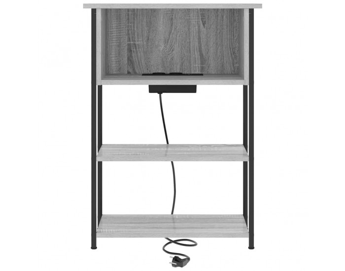 Sonata H Нощен шкаф Сив сонома 55 x 31 x 76 см Инженерно дърво