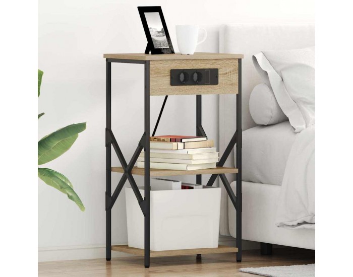 Sonata H Нощен шкаф 2 pcs дъб сонома 41 x 31 x 76 см Инженерно дърво