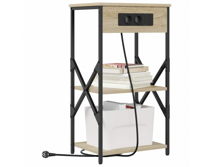 Sonata H Нощен шкаф 2 pcs дъб сонома 41 x 31 x 76 см Инженерно дърво