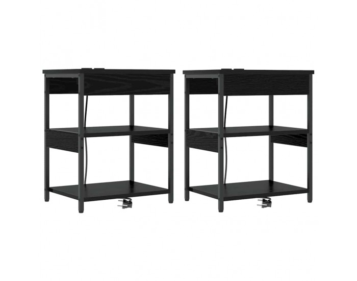 Sonata H Нощен шкаф 2 pcs Черен дъб Инженерно дърво