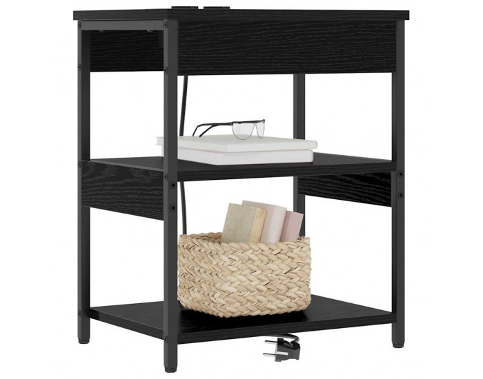 Sonata H Нощен шкаф 2 pcs Черен дъб Инженерно дърво