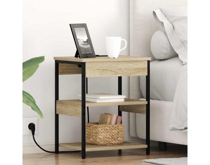 Sonata H Нощен шкаф 2 pcs дъб сонома Инженерно дърво