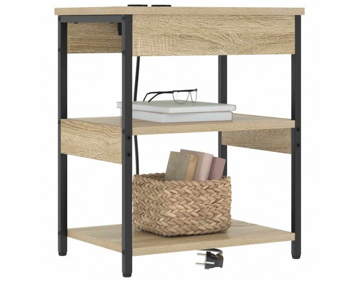 Sonata H Нощен шкаф 2 pcs дъб сонома Инженерно дърво