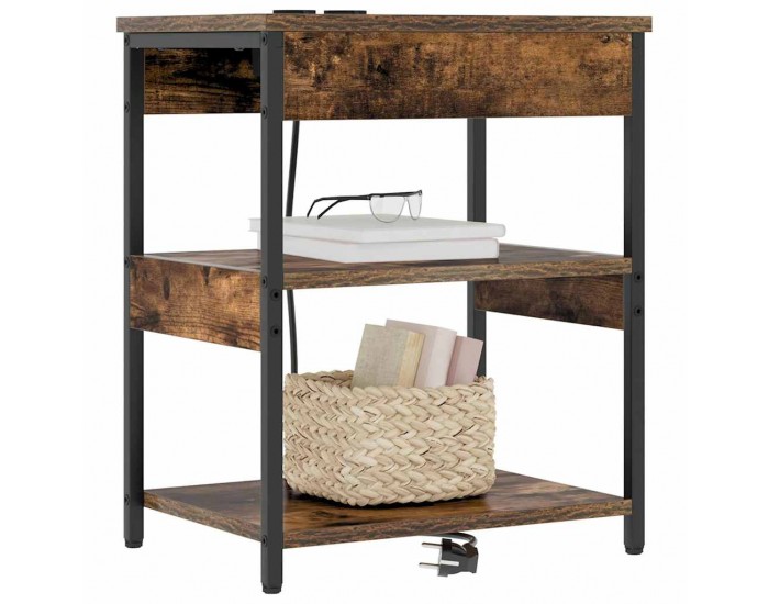 Sonata H Нощен шкаф 2 pcs Опушен дъб Инженерно дърво