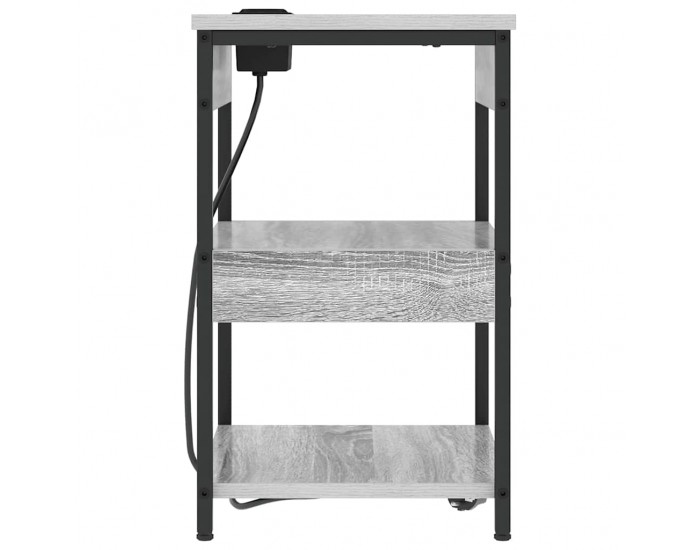 Sonata H Нощен шкаф Сив сонома Инженерно дърво