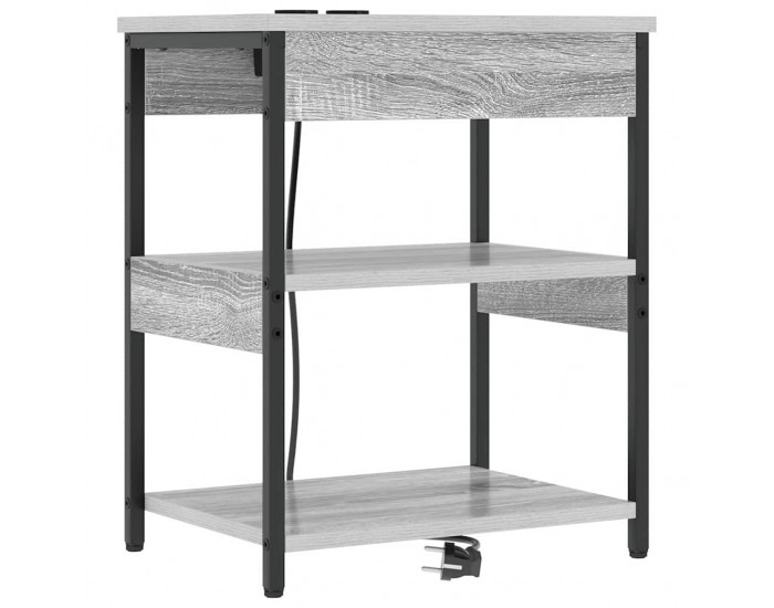 Sonata H Нощен шкаф 2 pcs Сив сонома Инженерно дърво