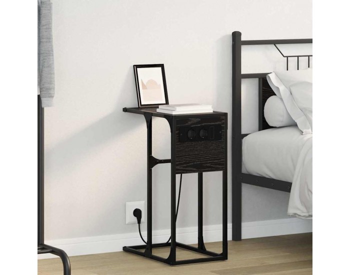 Sonata H Нощно шкафче Черен дъб Инженерно дърво