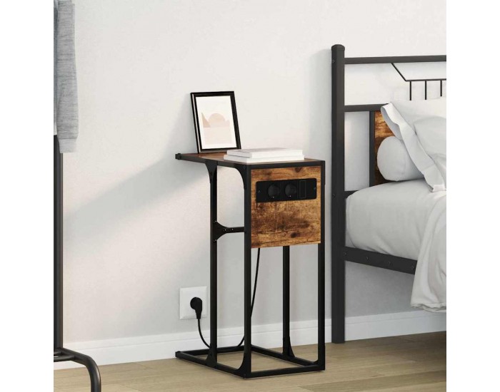 Sonata H Нощно шкафче Опушен дъб Инженерно дърво