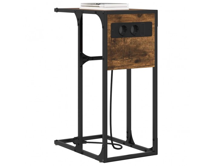 Sonata H Нощно шкафче Опушен дъб Инженерно дърво