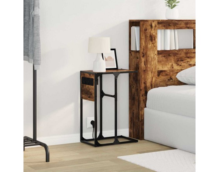 Sonata H Нощно шкафче Опушен дъб Инженерно дърво