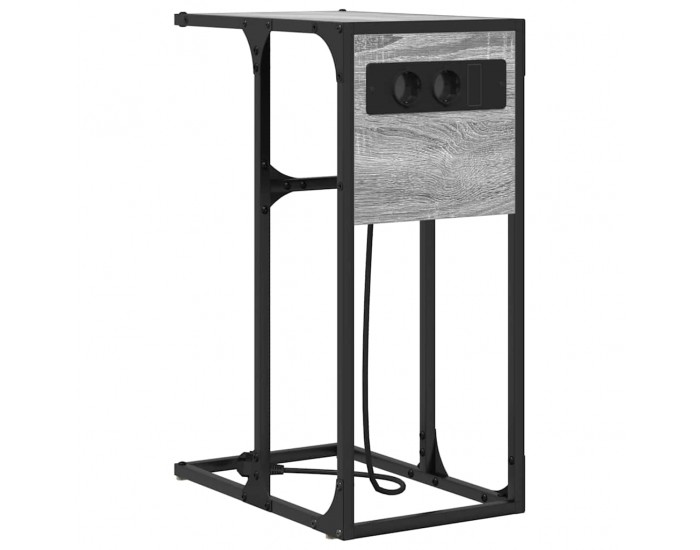 Sonata H Нощно шкафче Сив сонома Инженерно дърво