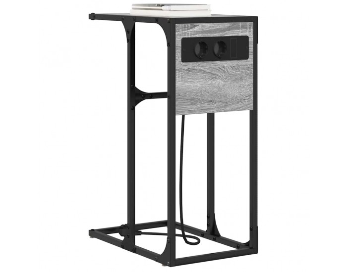 Sonata H Нощно шкафче Сив сонома Инженерно дърво