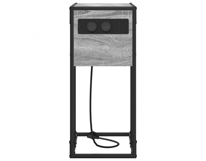 Sonata H Нощно шкафче Сив сонома Инженерно дърво