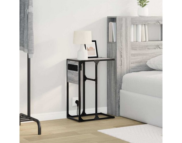 Sonata H Нощно шкафче Сив сонома Инженерно дърво