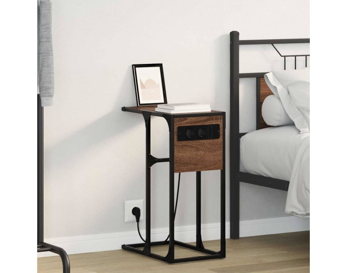 Sonata H Нощно шкафче Кафяв дъб Инженерно дърво