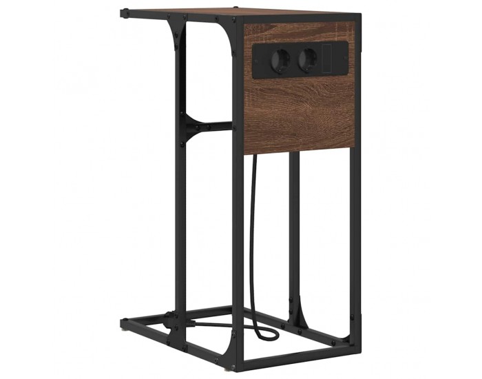 Sonata H Нощно шкафче Кафяв дъб Инженерно дърво