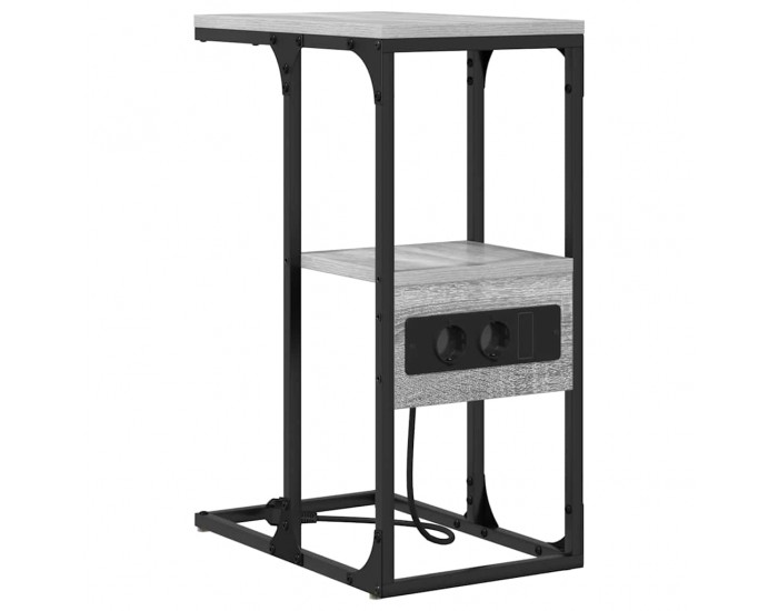 Sonata H Нощен шкаф Сив сонома 41.5 x 26 x 60.5 см Инженерно дърво