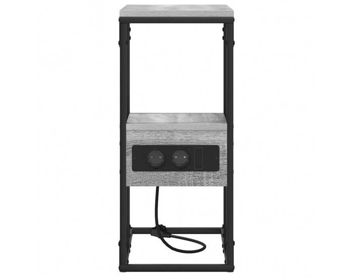 Sonata H Нощен шкаф Сив сонома 41.5 x 26 x 60.5 см Инженерно дърво