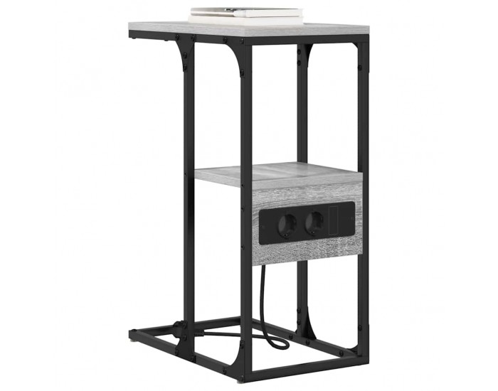 Sonata H Нощен шкаф Сив сонома 41.5 x 26 x 60.5 см Инженерно дърво