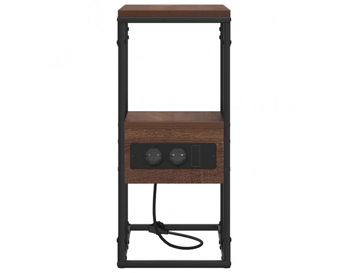 Sonata H Нощен шкаф Кафяв дъб 41.5 x 26 x 60.5 см Инженерно дърво