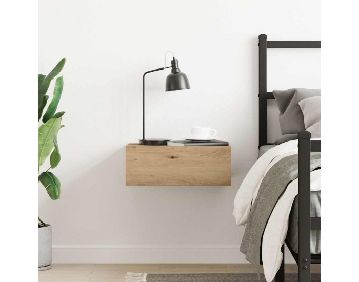 Sonata H Плаващо нощно шкафче Artisan Oak 40x32x15cm Инженерна дървесина