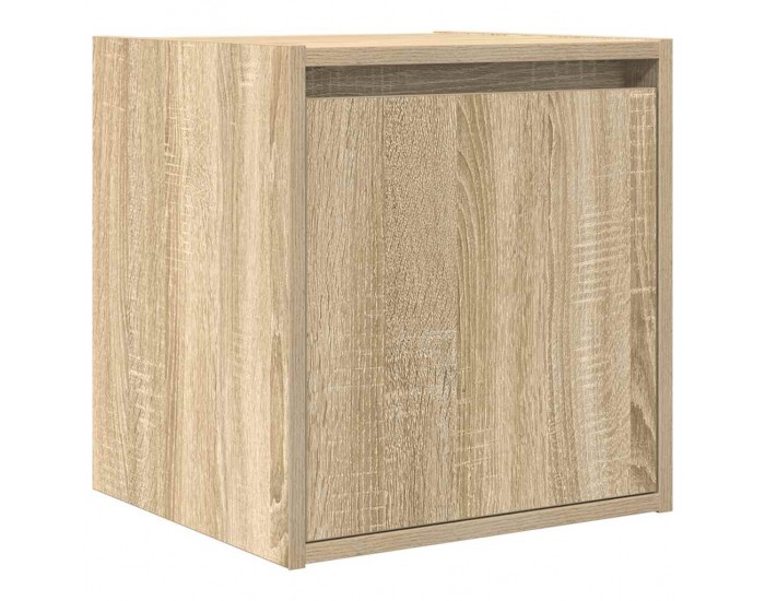 Sonata H Нощни шкафчета за стенен монтаж, 2 бр, сонома дъб, 38x34x40 см