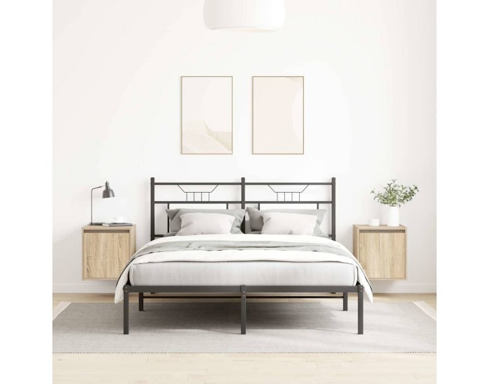 Sonata H Нощни шкафчета за стенен монтаж, 2 бр, сонома дъб, 38x34x40 см