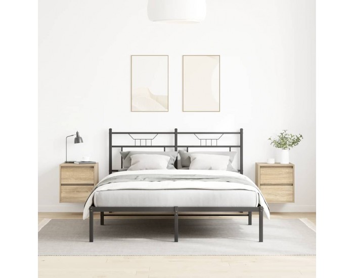 Sonata H Нощни шкафчета за стенен монтаж, 2 бр, сонома дъб, 38x34x40 см