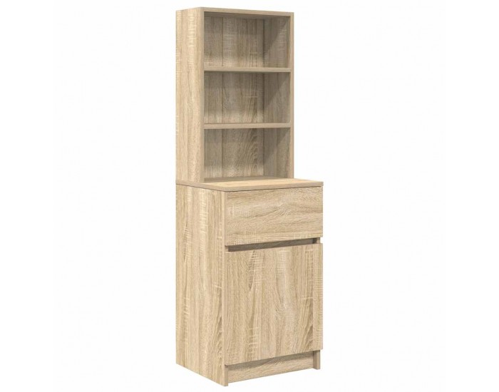Sonata H Нощно шкафче, дъб сонома, 39x35x125 см, инженерно дърво
