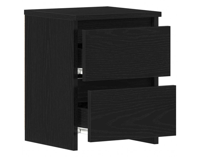 Sonata H Нощен шкаф 2 pcs Черен дъб 30 x 30 x 40 cm Инженерно дърво