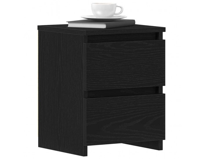 Sonata H Нощен шкаф 2 pcs Черен дъб 30 x 30 x 40 cm Инженерно дърво