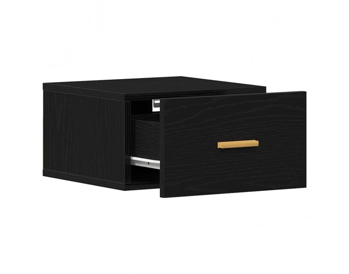 Sonata H Стенен шкаф за нощно шкафче 2 pcs Черен дъб 35 x 35 x 20 см