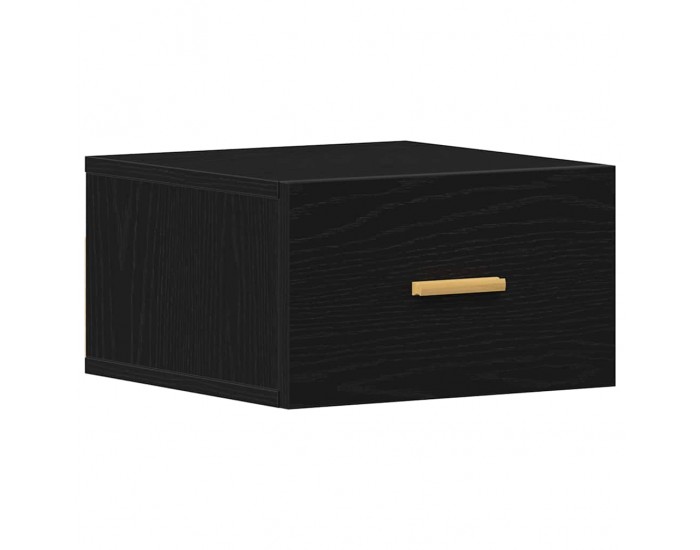 Sonata H Стенен шкаф за нощно шкафче 2 pcs Черен дъб 35 x 35 x 20 см