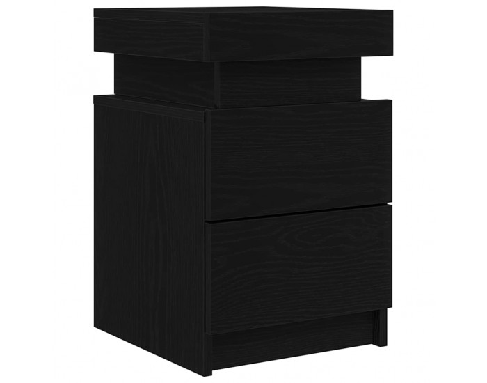 Sonata H Нощно шкафче Черен дъб 35 x 39 x 55 см Инженерно дърво