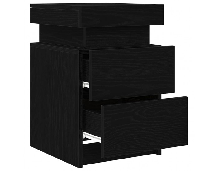 Sonata H Нощно шкафче Черен дъб 35 x 39 x 55 см Инженерно дърво