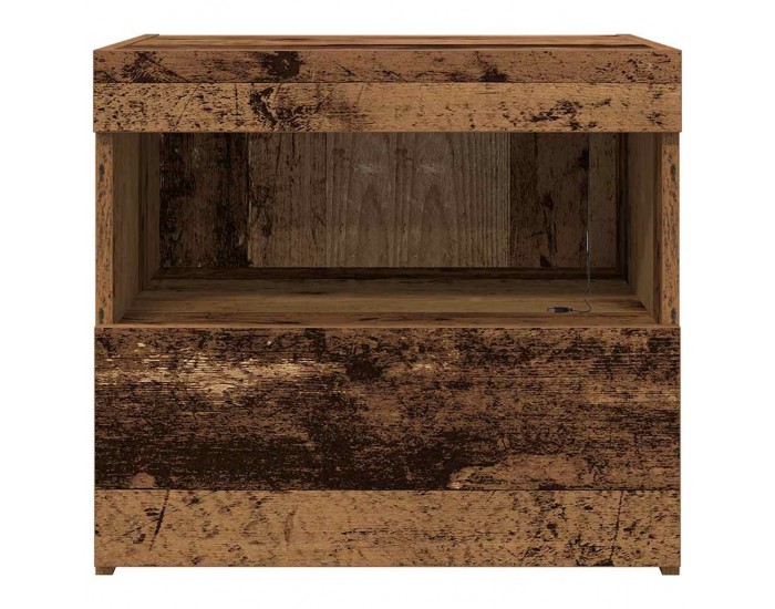 Sonata H Нощно шкафче Старо дърво 50 x 40 x 45 cm Инженерно дърво
