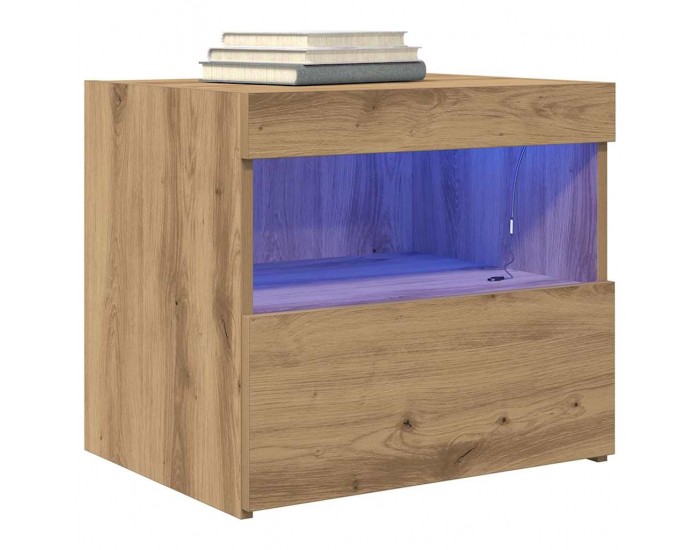 Sonata H Нощно шкафче 2 pcs дъб артизан 50 x 40 x 45 cm Инженерно дърво